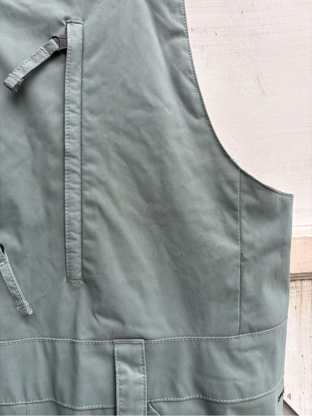 The North Face Women's Sage Green Freedom Snow Bib Technical Overalls Size M - Picture 4 of 9